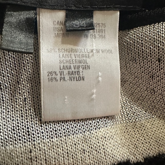 Escada Women's Black and White Skirt - Picture 4 of 6